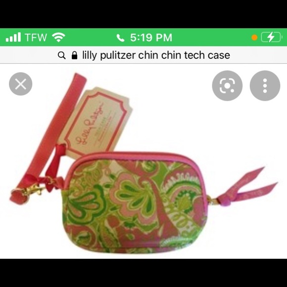 Lilly Pulitzer Accessories - - Lilly Pulitzer Chin-Chin Tech Case